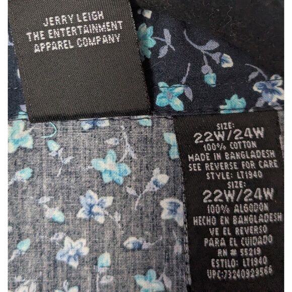 Vintage Women's Mickey Unlimited Jerry Leigh Floral Button-up Shirt Size:22W/24W - Picture 5 of 5